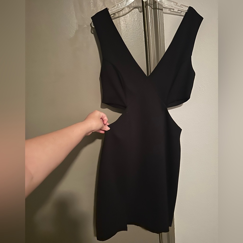 GB Little Black Cut-out Mini Dress
